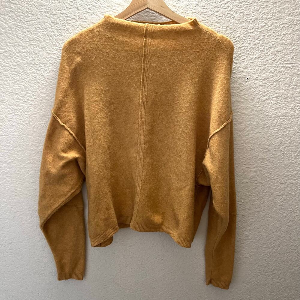 Free People Breakaway Mock Neck Pullover Sweater Desert Sand Small Dolman Sleeve - Picture 6 of 10
